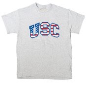 USC Trojans Oxford Arch Basic Flag Fill T-Shirt
